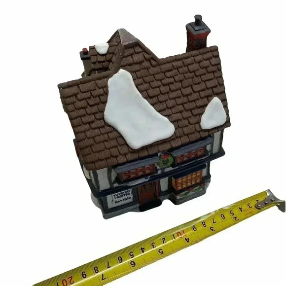Dept 56 Tutbury Printer Dickens Christmas Village Lighted Building Decor Vintage - Picture 6 of 6